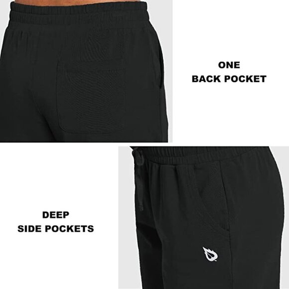 COPY - Women's Capri Pants Casual Summer Cotton Yoga Wide Leg((S/M/XL) BLACK - Picture 4 of 7